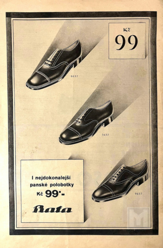 Reklama na boty Baťa