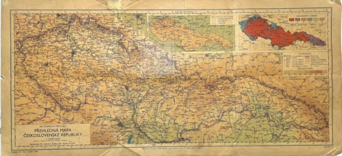 Mapa ČSR, 1935