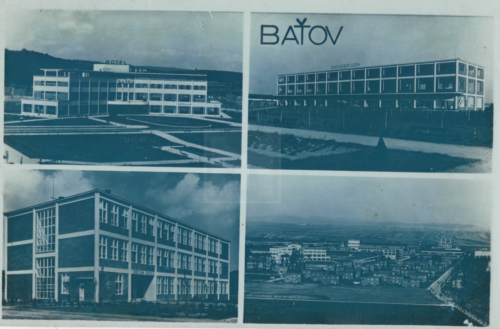Významné stavby Baťova v roce 1936